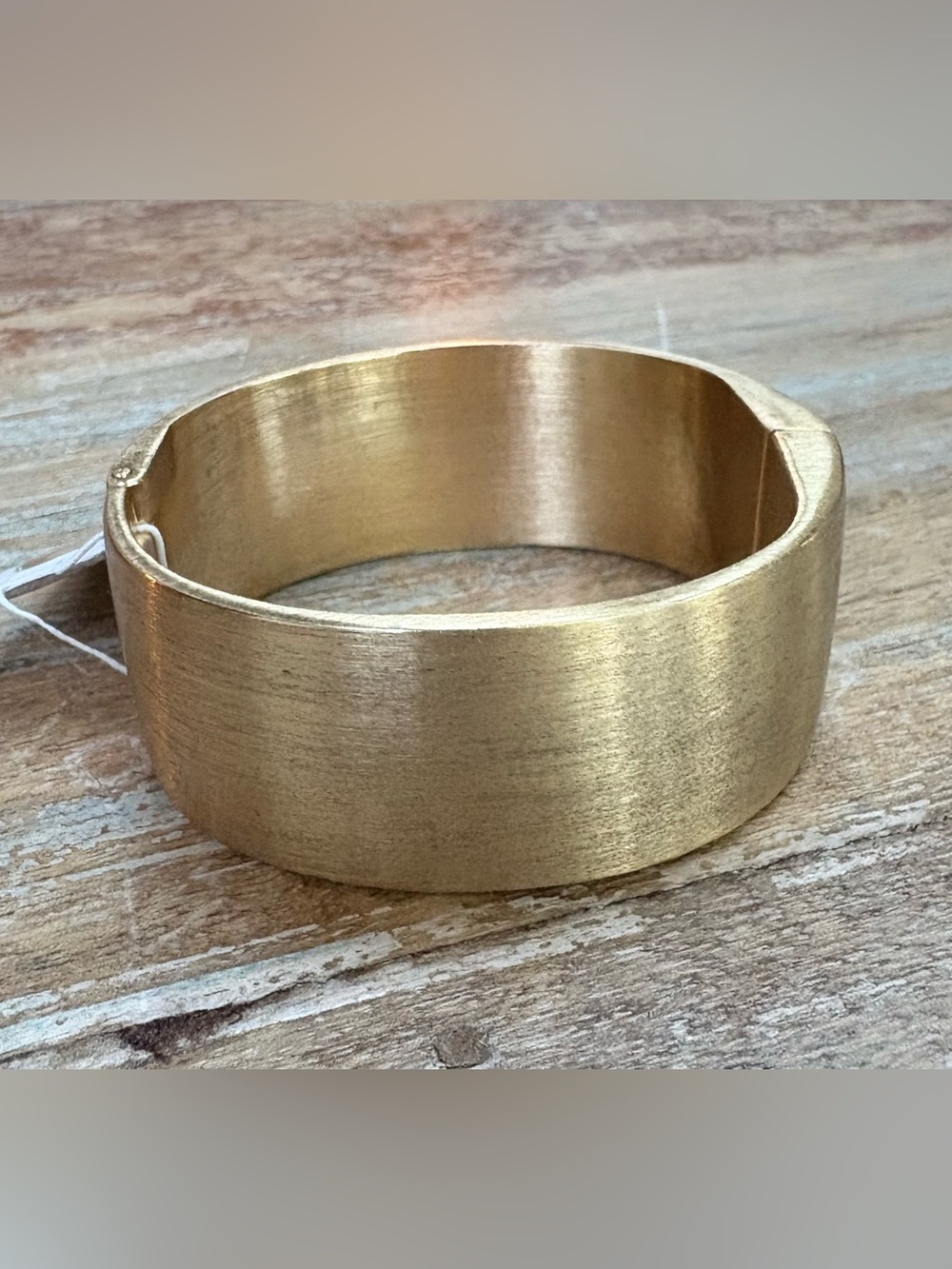 Talbots Gold Wide Cuff Bracelet